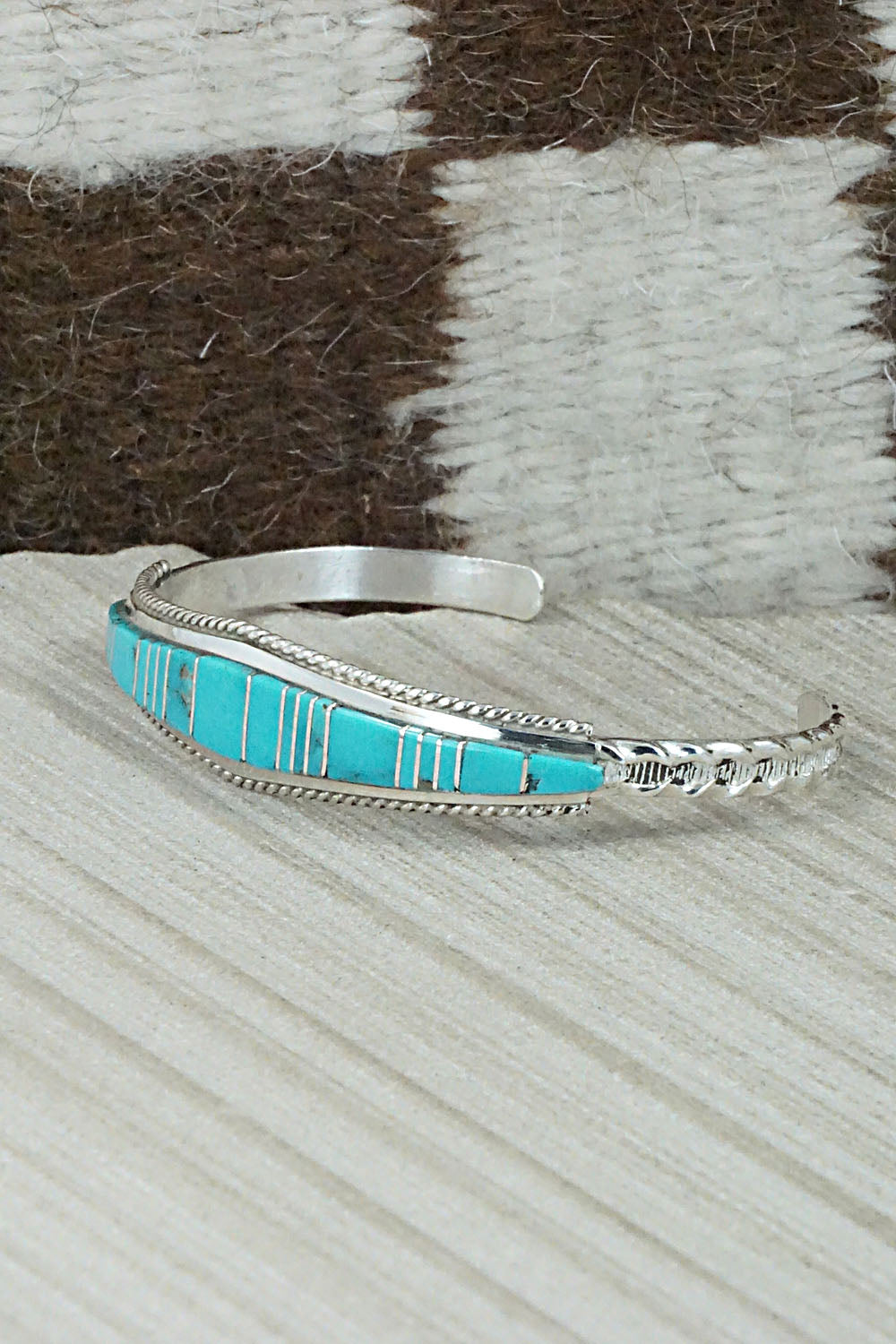 Turquoise & Sterling Silver Bracelet - Deirdre Luna