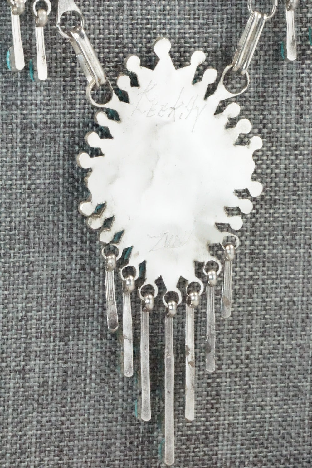 Turquoise & Sterling Silver Jewelry Set - Kevin Leekity