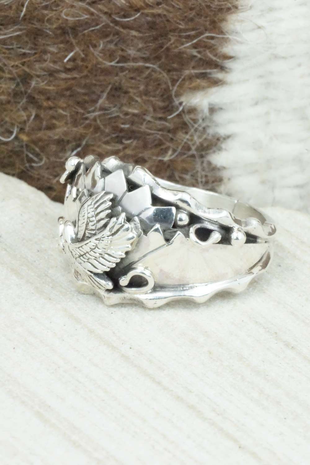 Sterling Silver Ring - Genevieve Francisco - Size 11.75