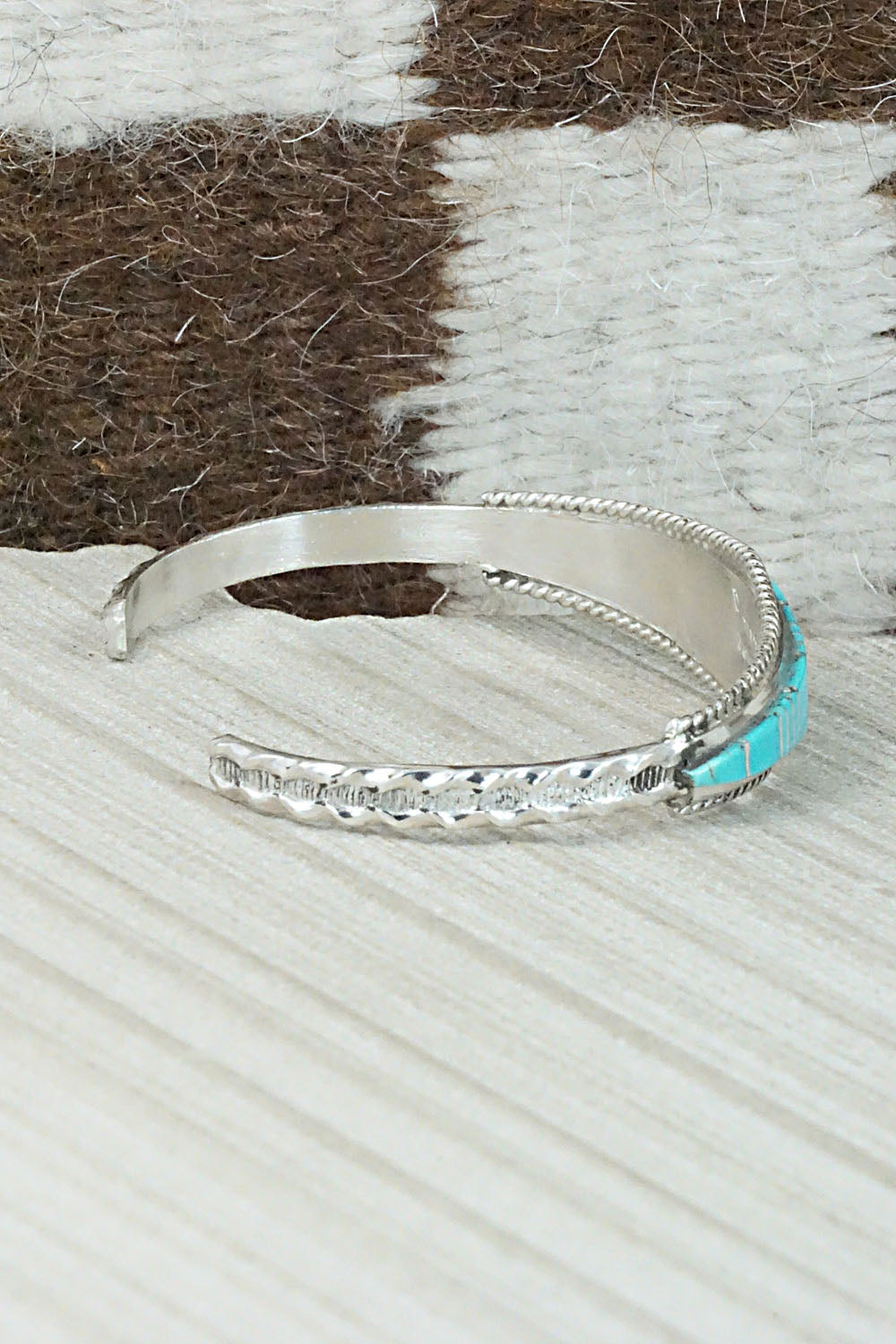 Turquoise & Sterling Silver Bracelet - Deirdre Luna