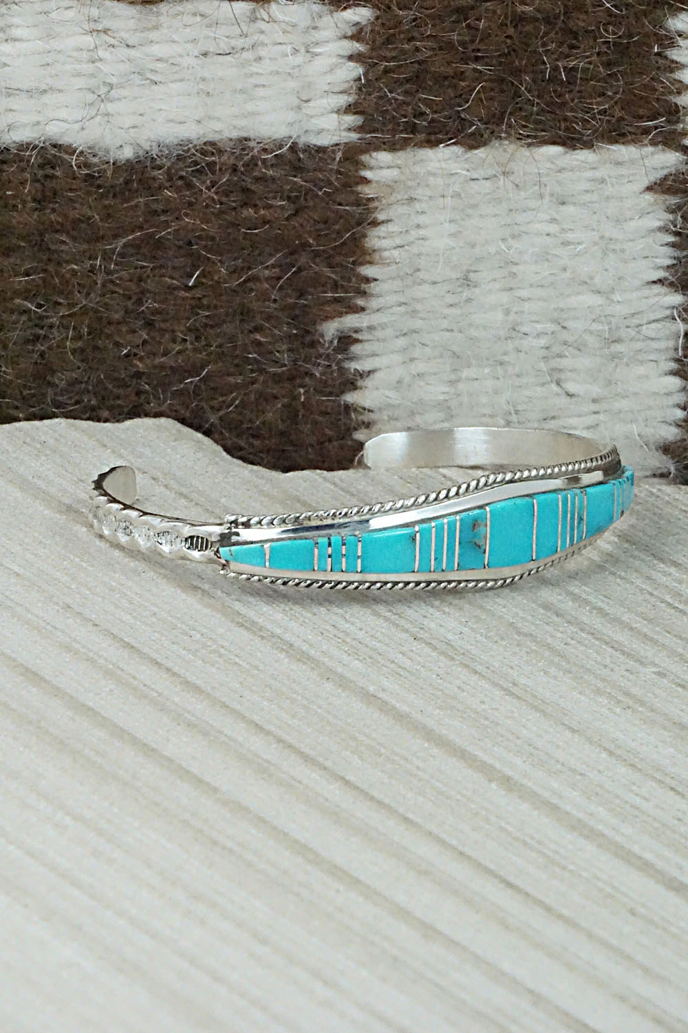 Turquoise & Sterling Silver Bracelet - Deirdre Luna