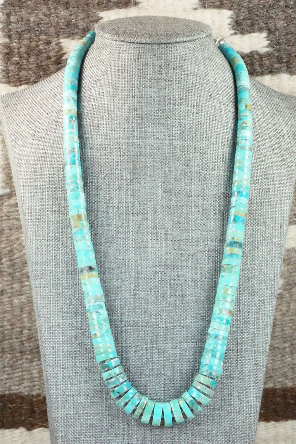 Turquoise & Sterling Silver Necklace - Joann Garcia