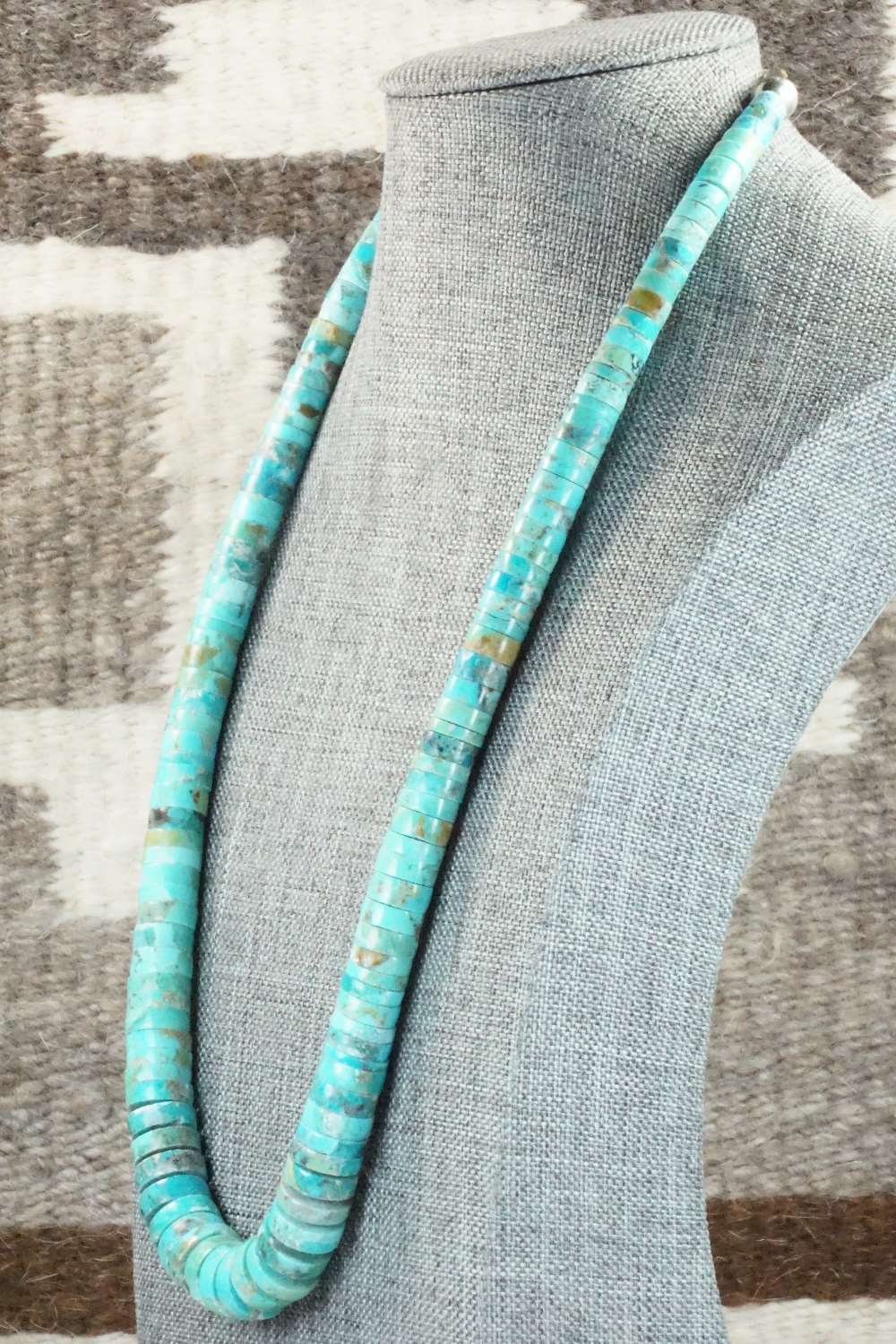 Turquoise & Sterling Silver Necklace - Joann Garcia