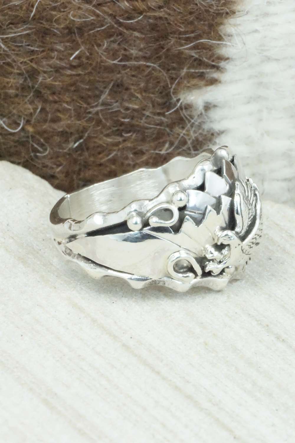 Sterling Silver Ring - Genevieve Francisco - Size 10.5