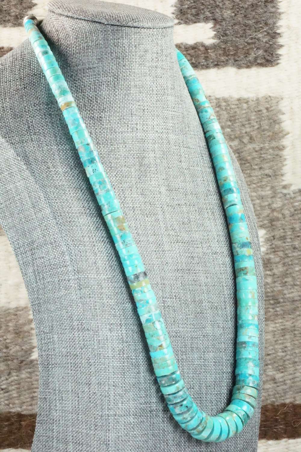 Turquoise & Sterling Silver Necklace - Joann Garcia
