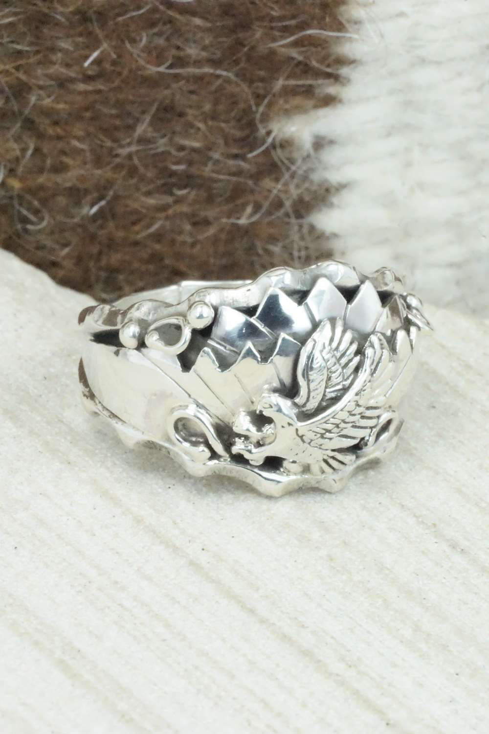 Sterling Silver Ring - Genevieve Francisco - Size 10.5