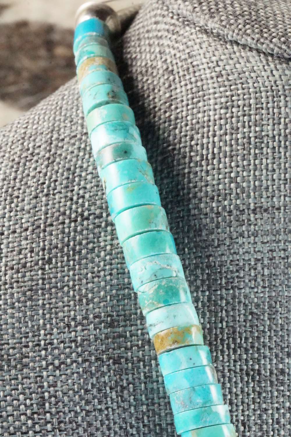 Turquoise & Sterling Silver Necklace - Joann Garcia