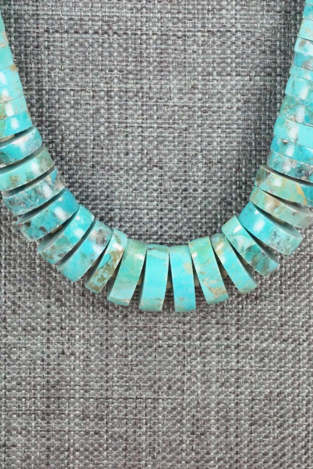 Turquoise & Sterling Silver Necklace - Joann Garcia