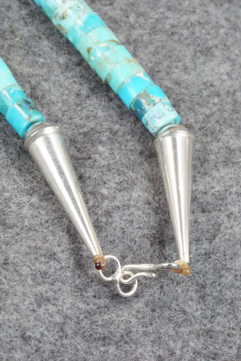 Turquoise & Sterling Silver Necklace - Joann Garcia