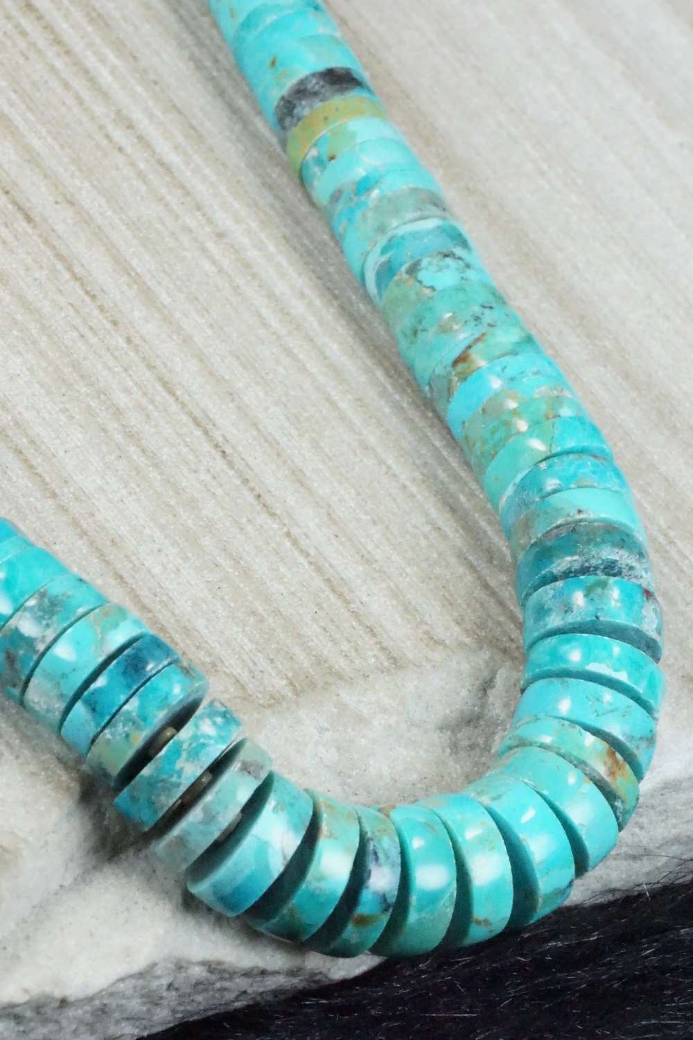 Turquoise & Sterling Silver Necklace - Joann Garcia