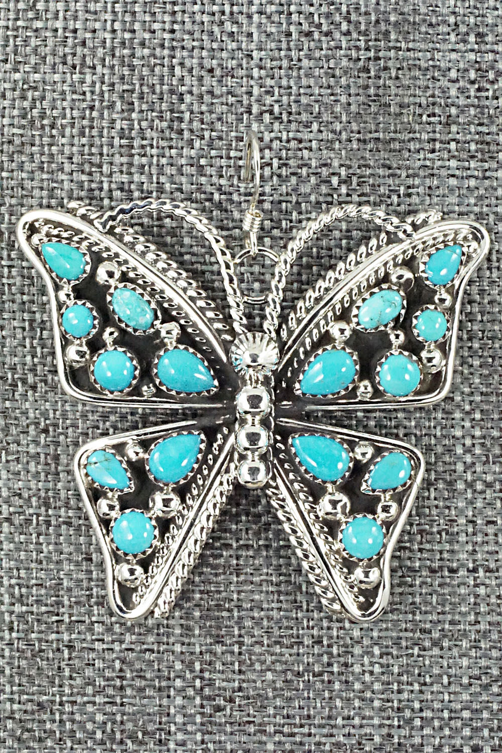 Turquoise & Sterling Silver Earrings - Tina Jones