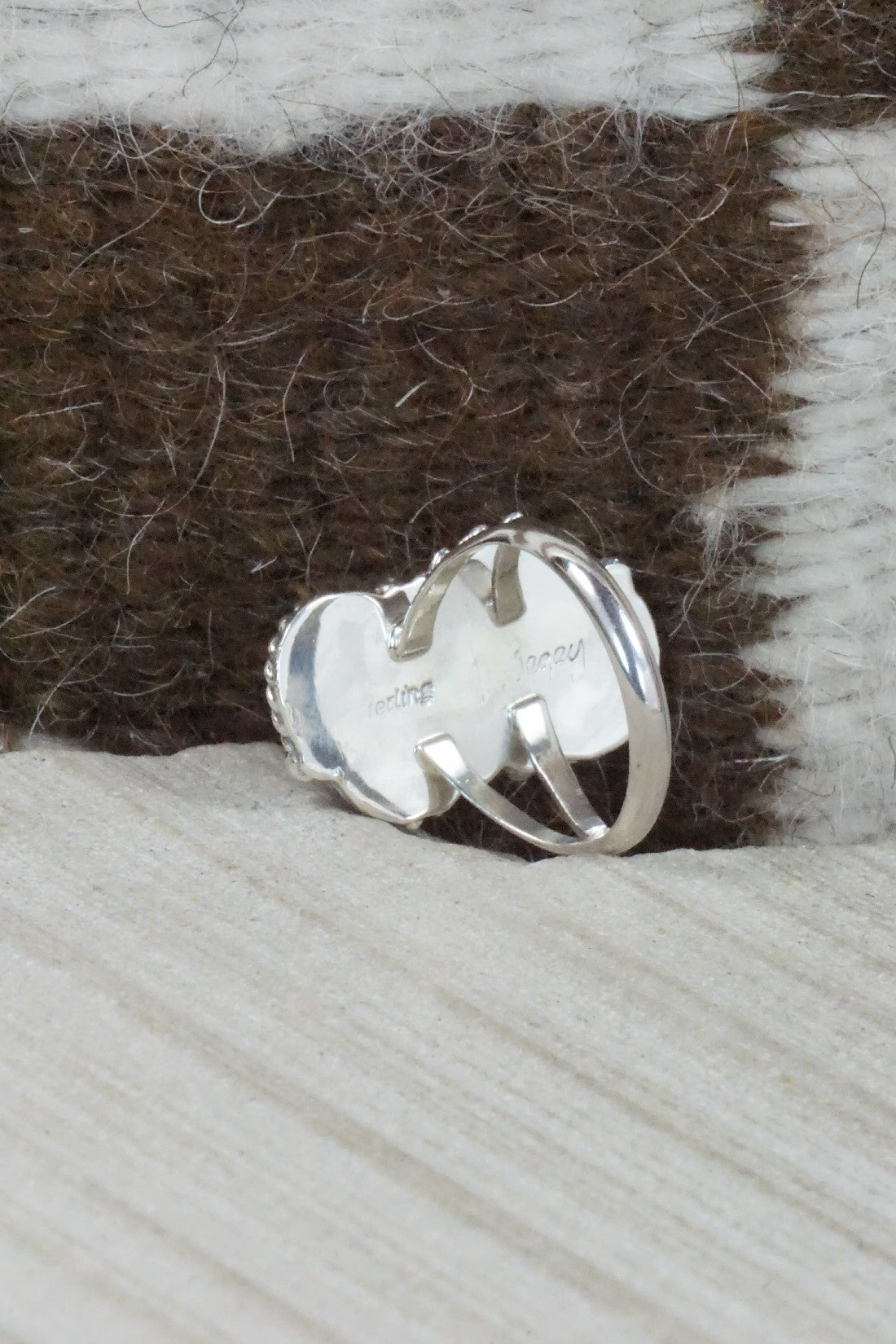 Turquoise & Sterling Silver Ring - William Begay - Size 5.75