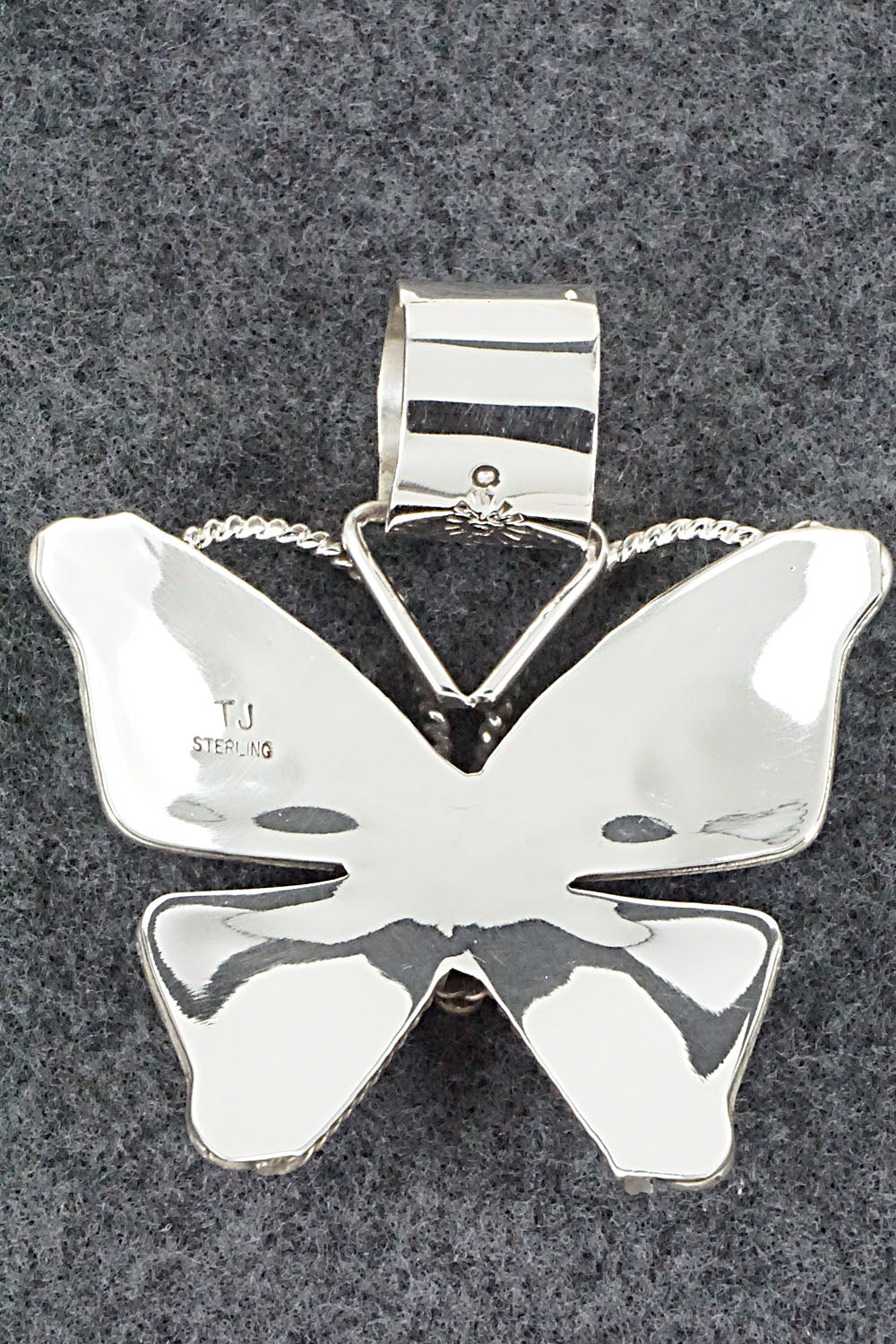 Turquoise and Sterling Silver Pendant - Tina Jones