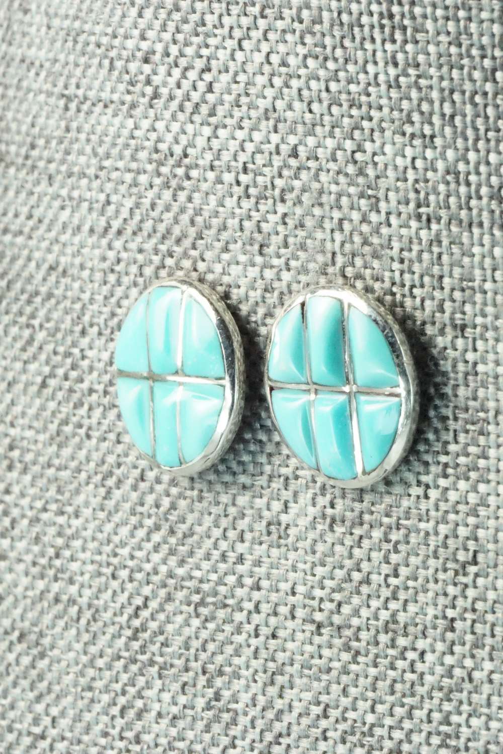 Turquoise & Sterling Silver Earrings - Lily Malani