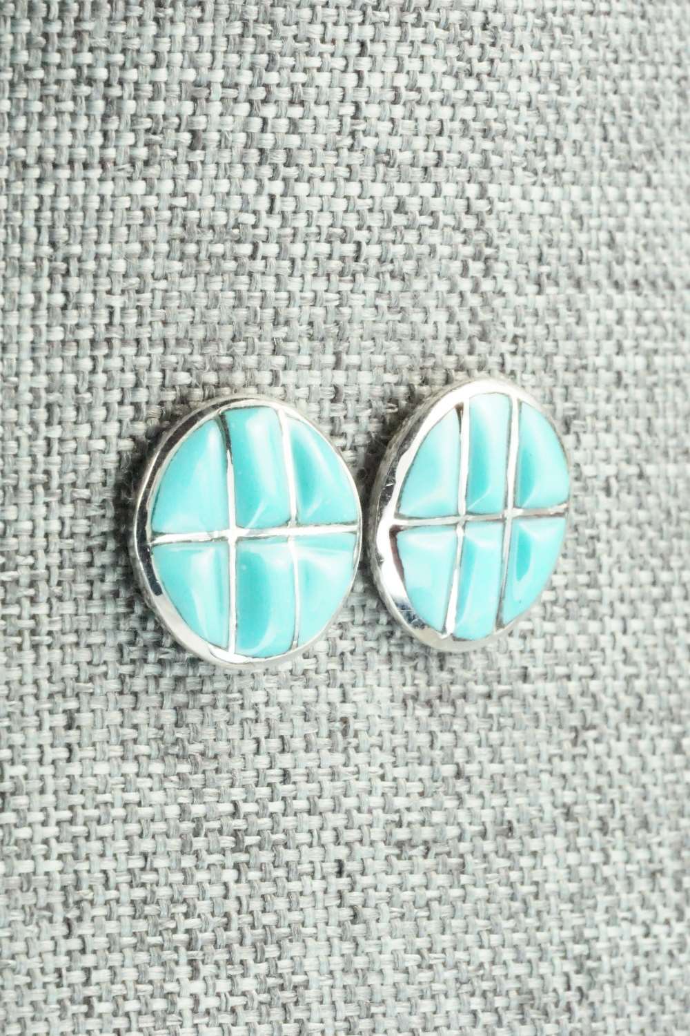 Turquoise & Sterling Silver Earrings - Lily Malani