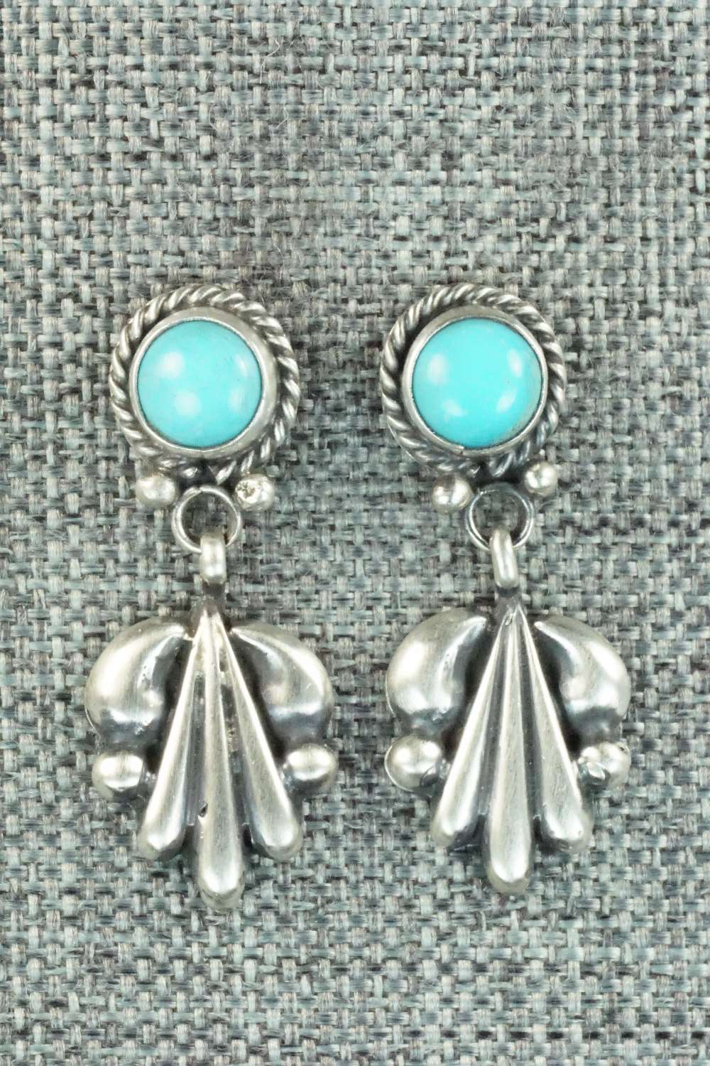 Turquoise & Sterling Silver Earrings - Sharon McCarthy