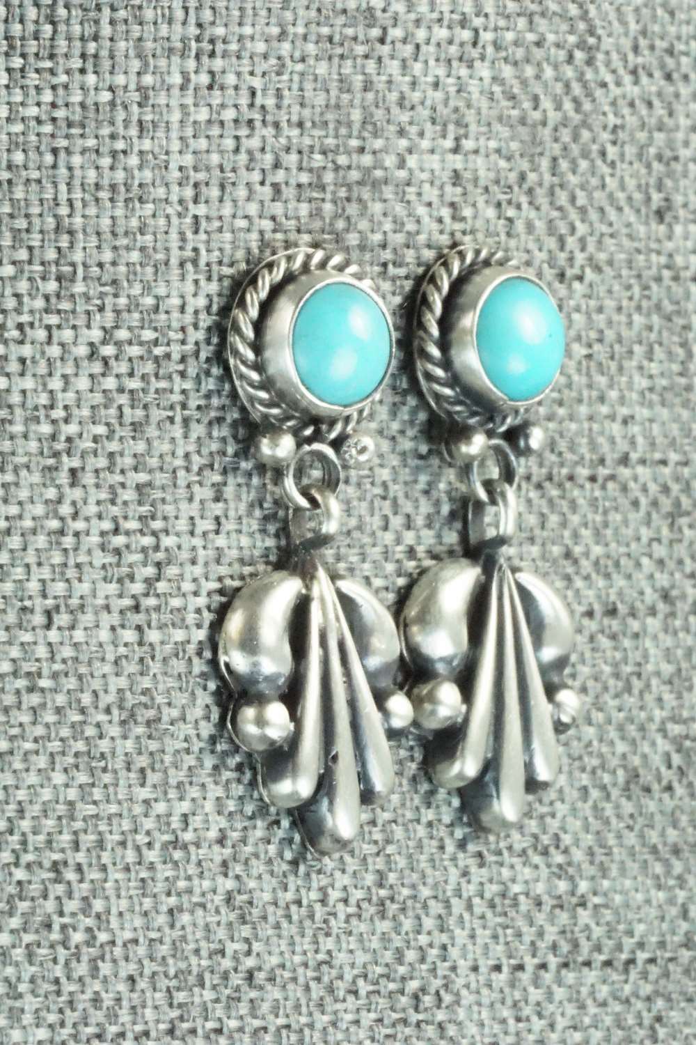 Turquoise & Sterling Silver Earrings - Sharon McCarthy