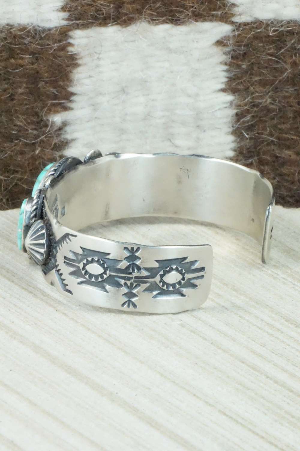 Turquoise & Sterling Silver Bracelet - Andrew Gordon