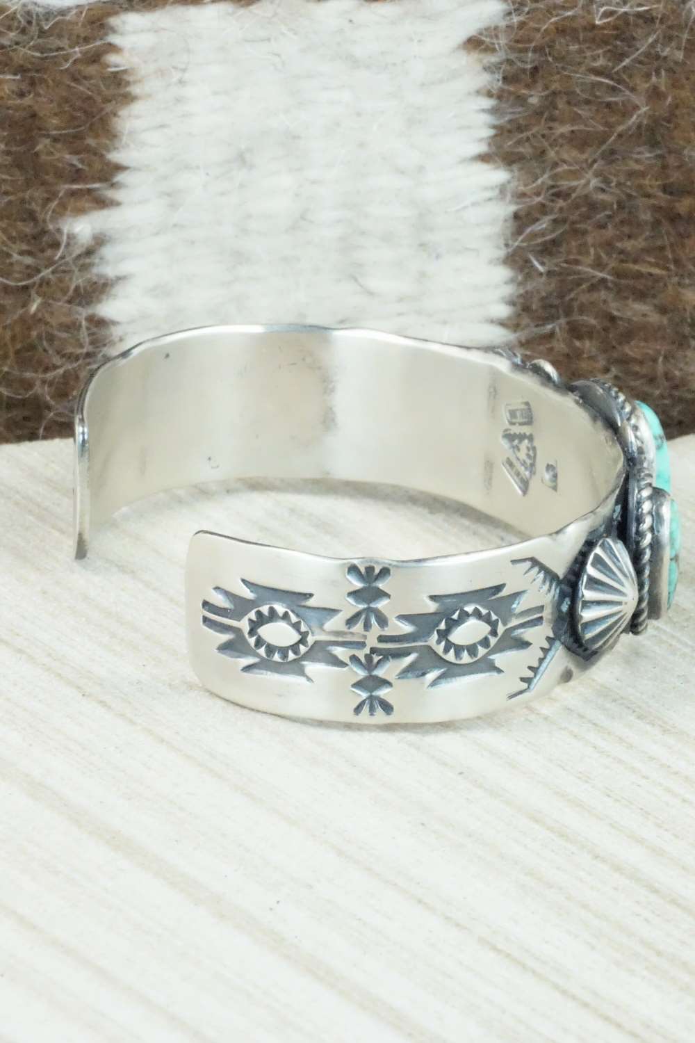 Turquoise & Sterling Silver Bracelet - Andrew Gordon