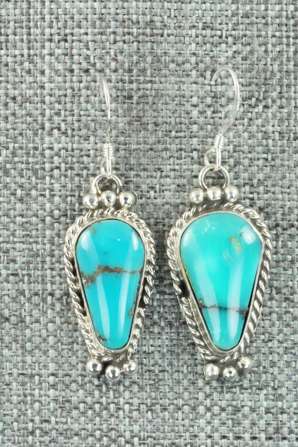 Turquoise & Sterling Silver Earrings - Jan Mariano