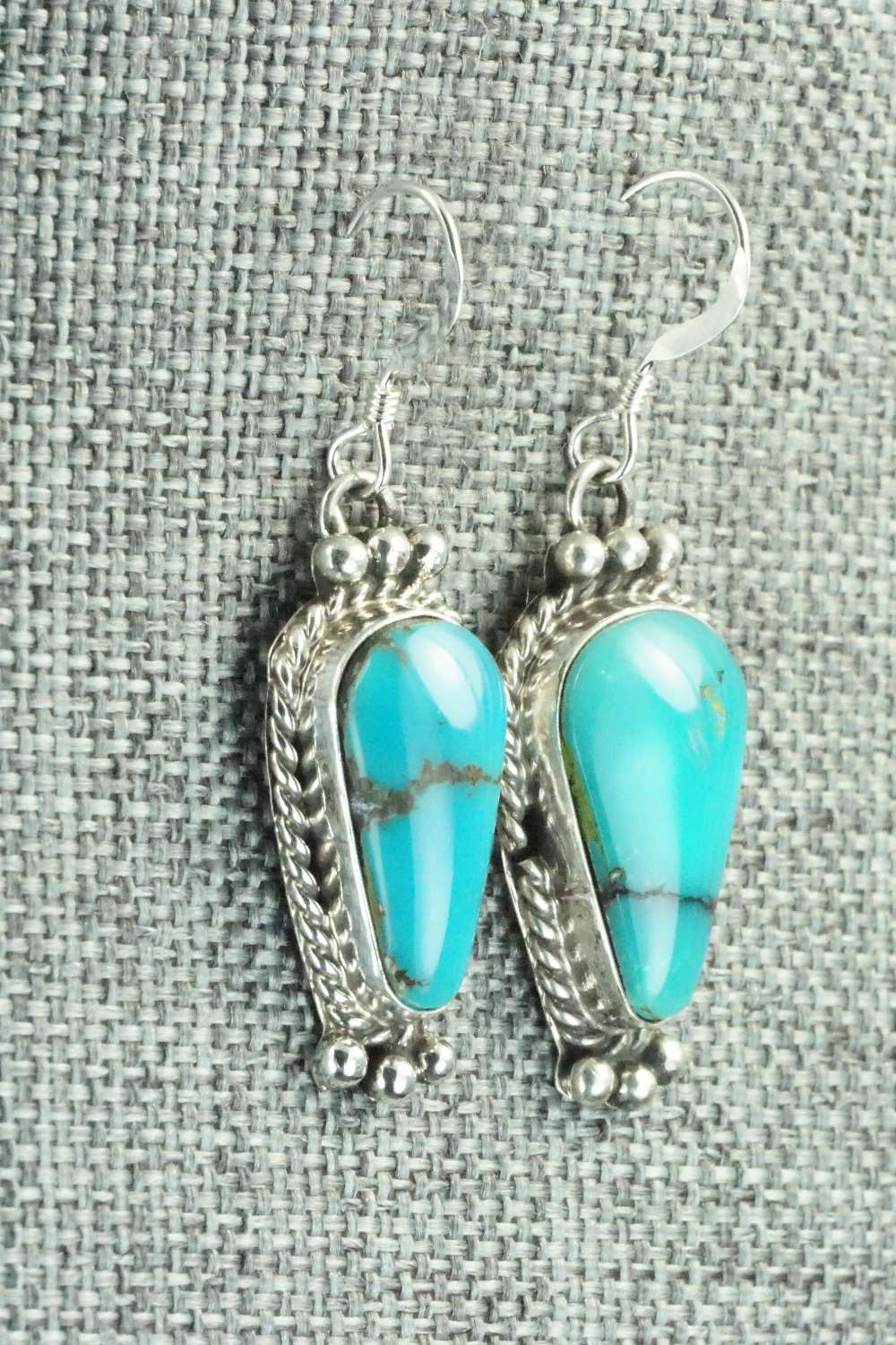 Turquoise & Sterling Silver Earrings - Jan Mariano