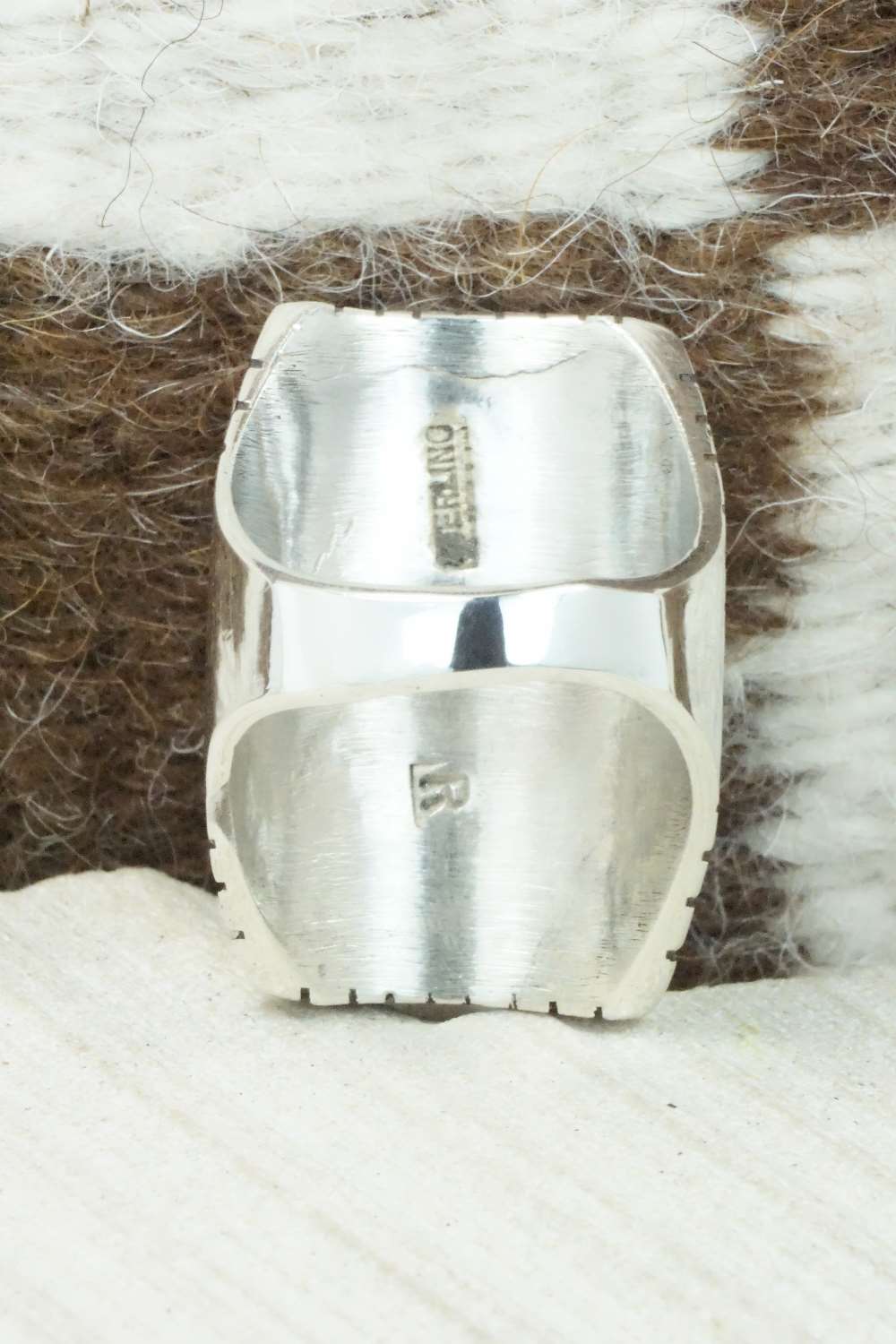 Wild Horse & Sterling Silver Ring - Trevor Jack - Size 10.5