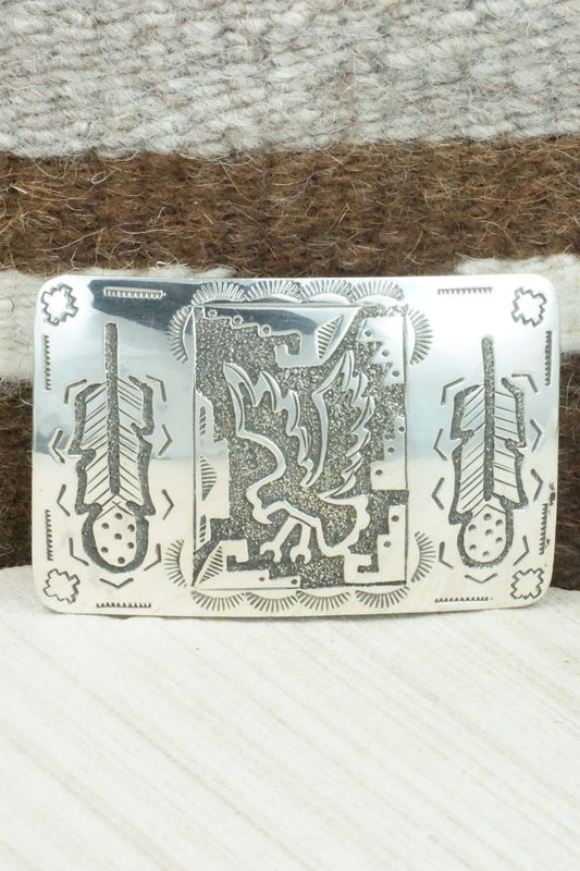 Sterling Silver Belt Buckle - Raymond Begay