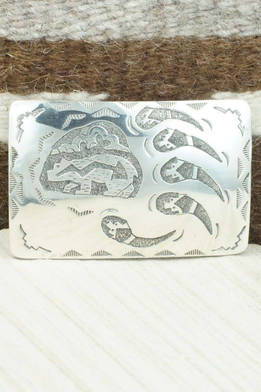 Sterling Silver Belt Buckle - Raymond Begay