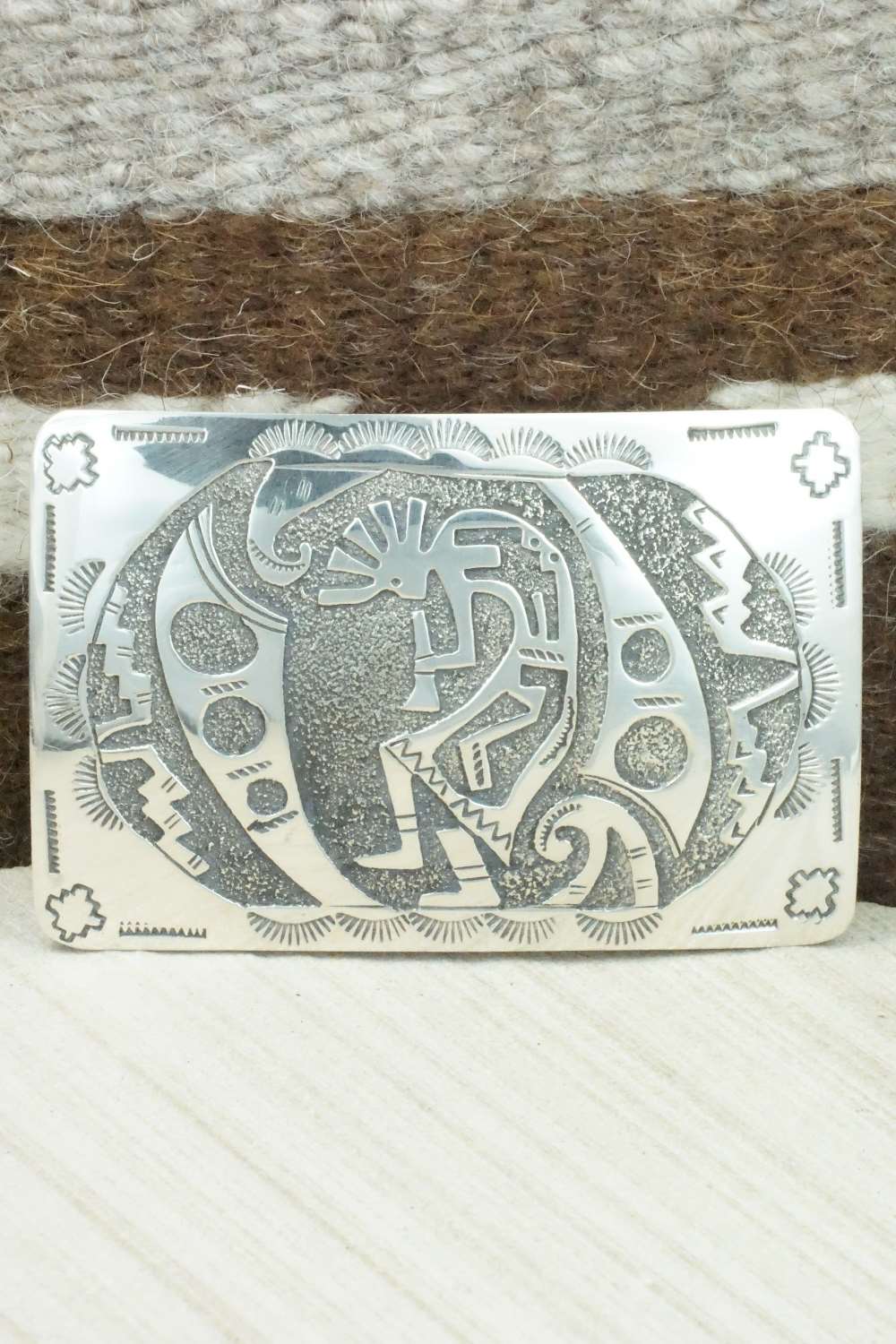 Sterling Silver Belt Buckle - Raymond Begay