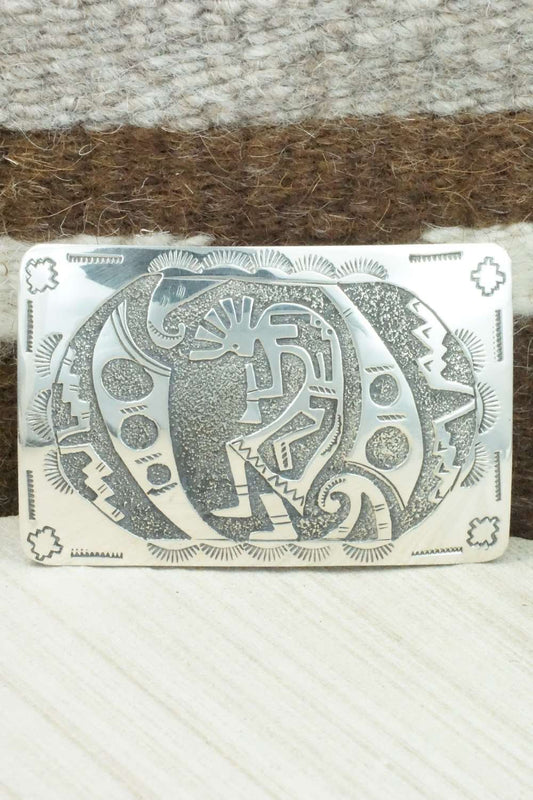 Sterling Silver Belt Buckle - Raymond Begay
