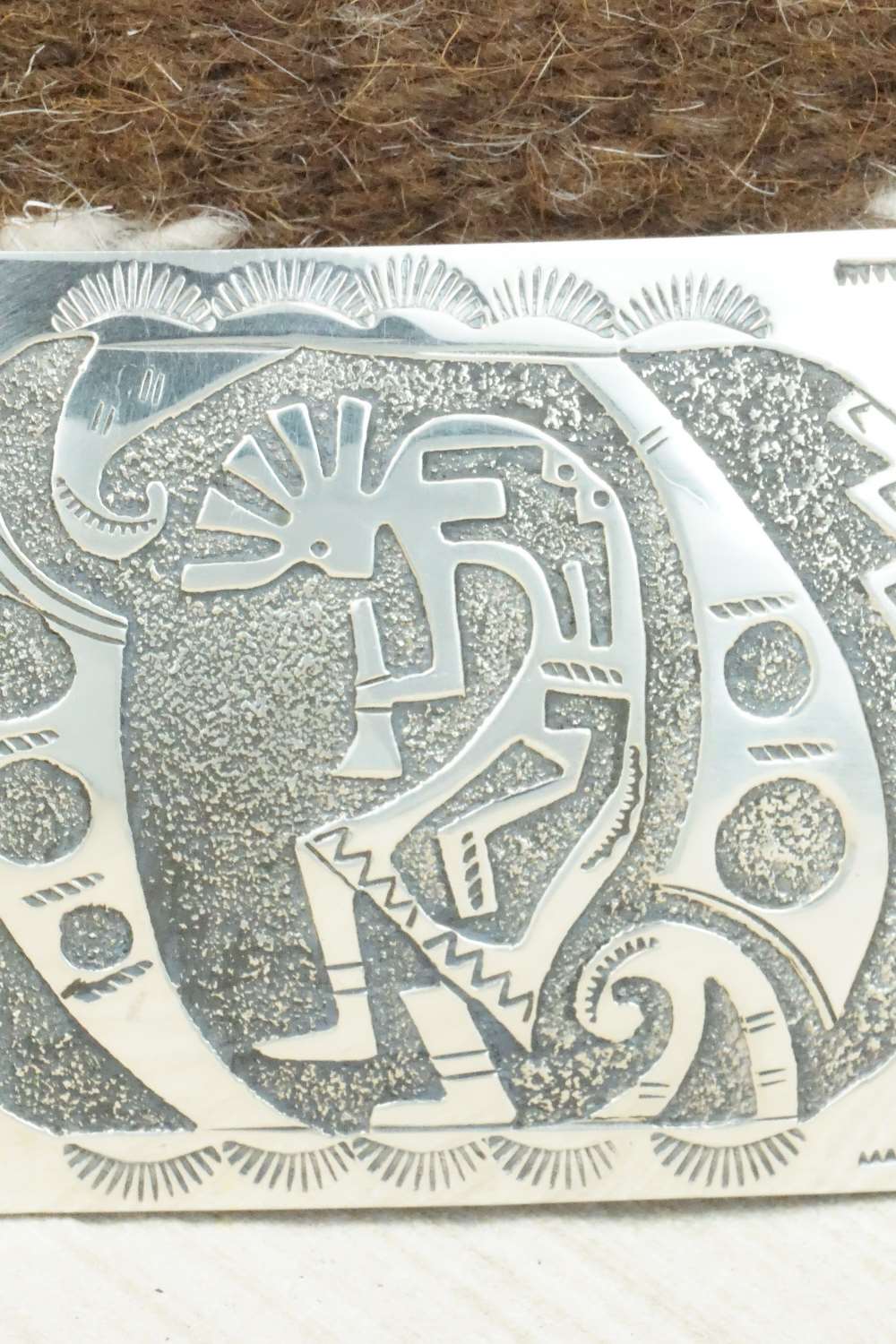 Sterling Silver Belt Buckle - Raymond Begay