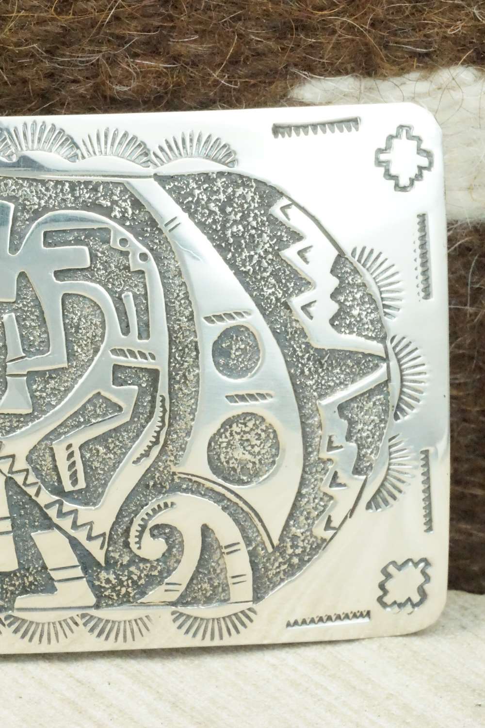 Sterling Silver Belt Buckle - Raymond Begay