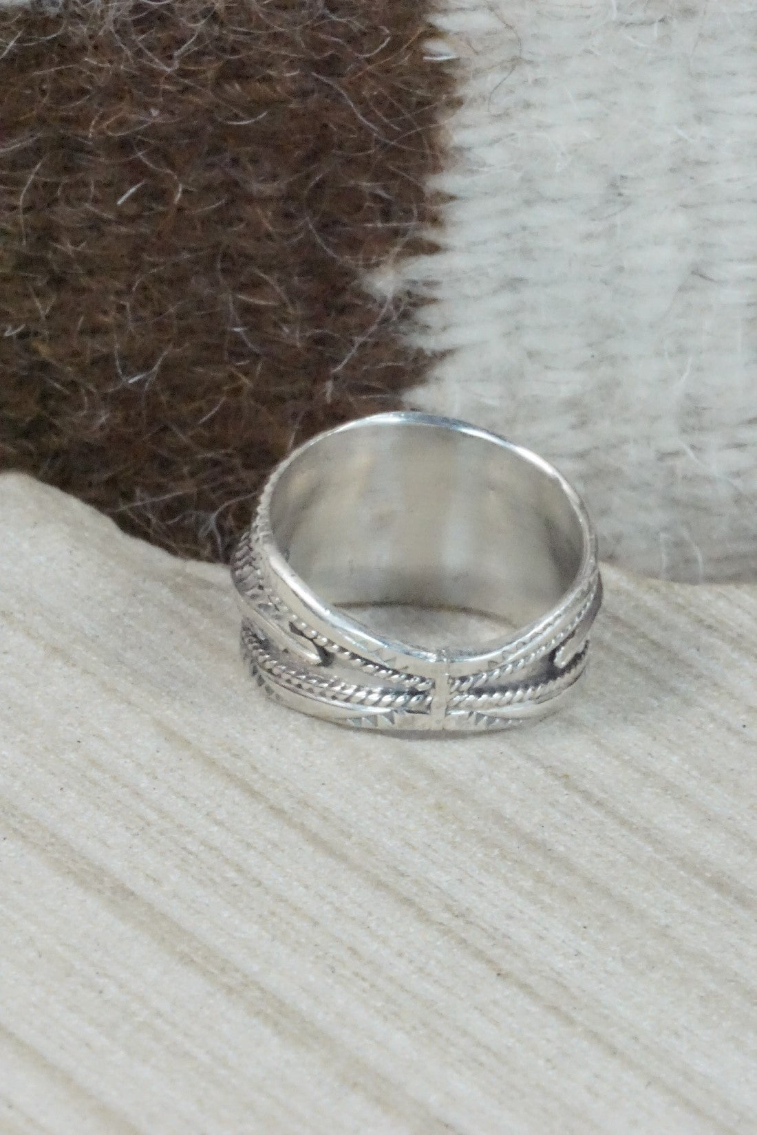 Turquoise & Sterling Silver Ring - Betty Begay - Size 10