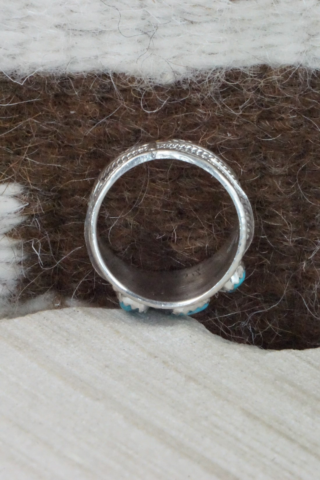 Turquoise & Sterling Silver Ring - Betty Begay - Size 10