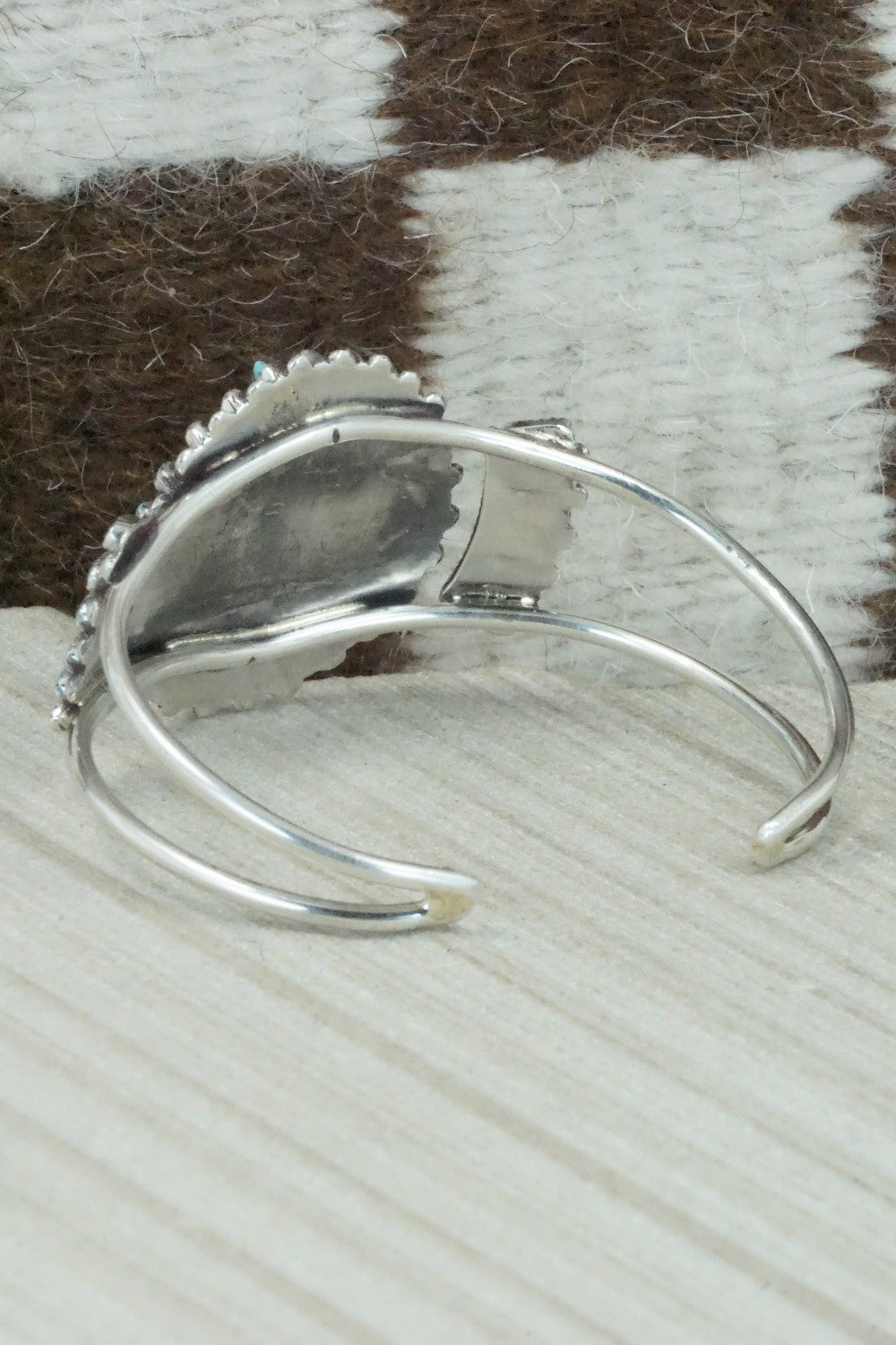 Turquoise & Sterling Silver Bracelet - Judy Wallace