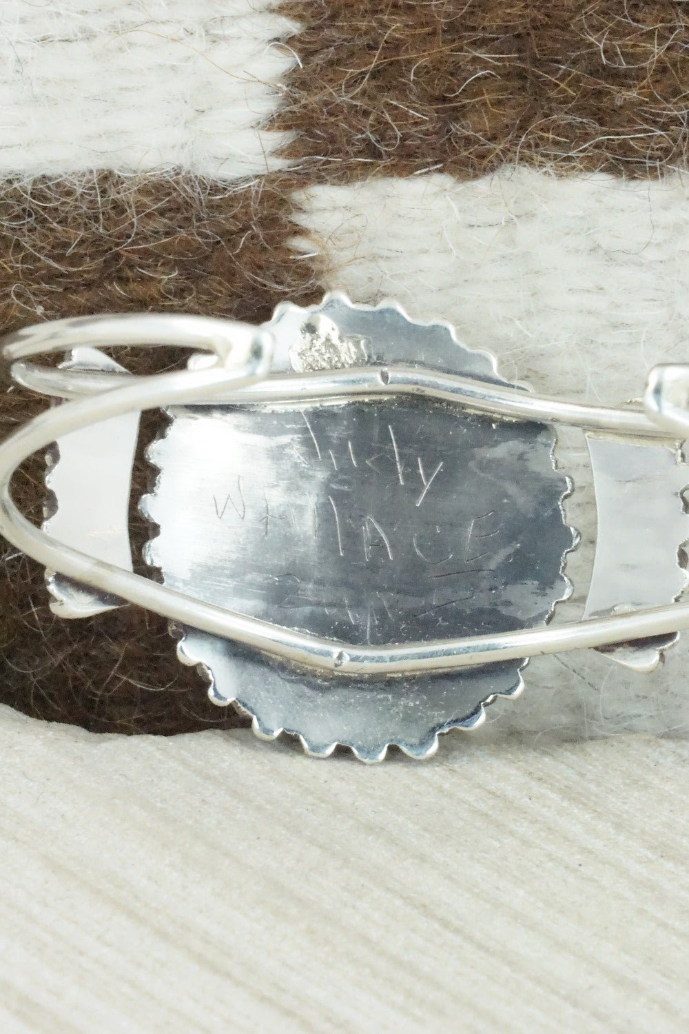 Turquoise & Sterling Silver Bracelet - Judy Wallace