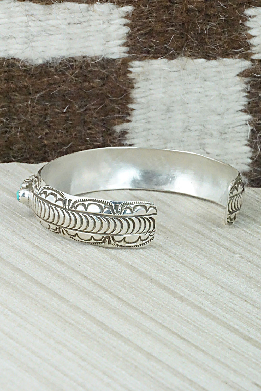 Turquoise & Sterling Silver Bracelet - Grace Silver