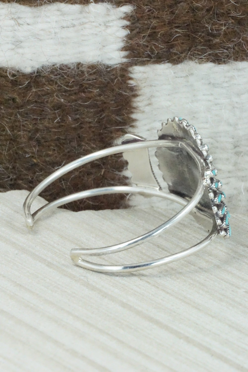 Turquoise & Sterling Silver Bracelet - Judy Wallace