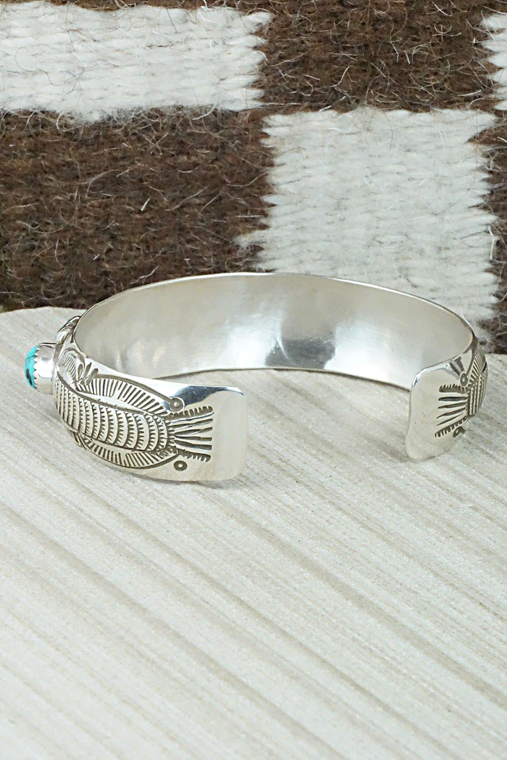 Turquoise & Sterling Silver Bracelet - Grace Silver