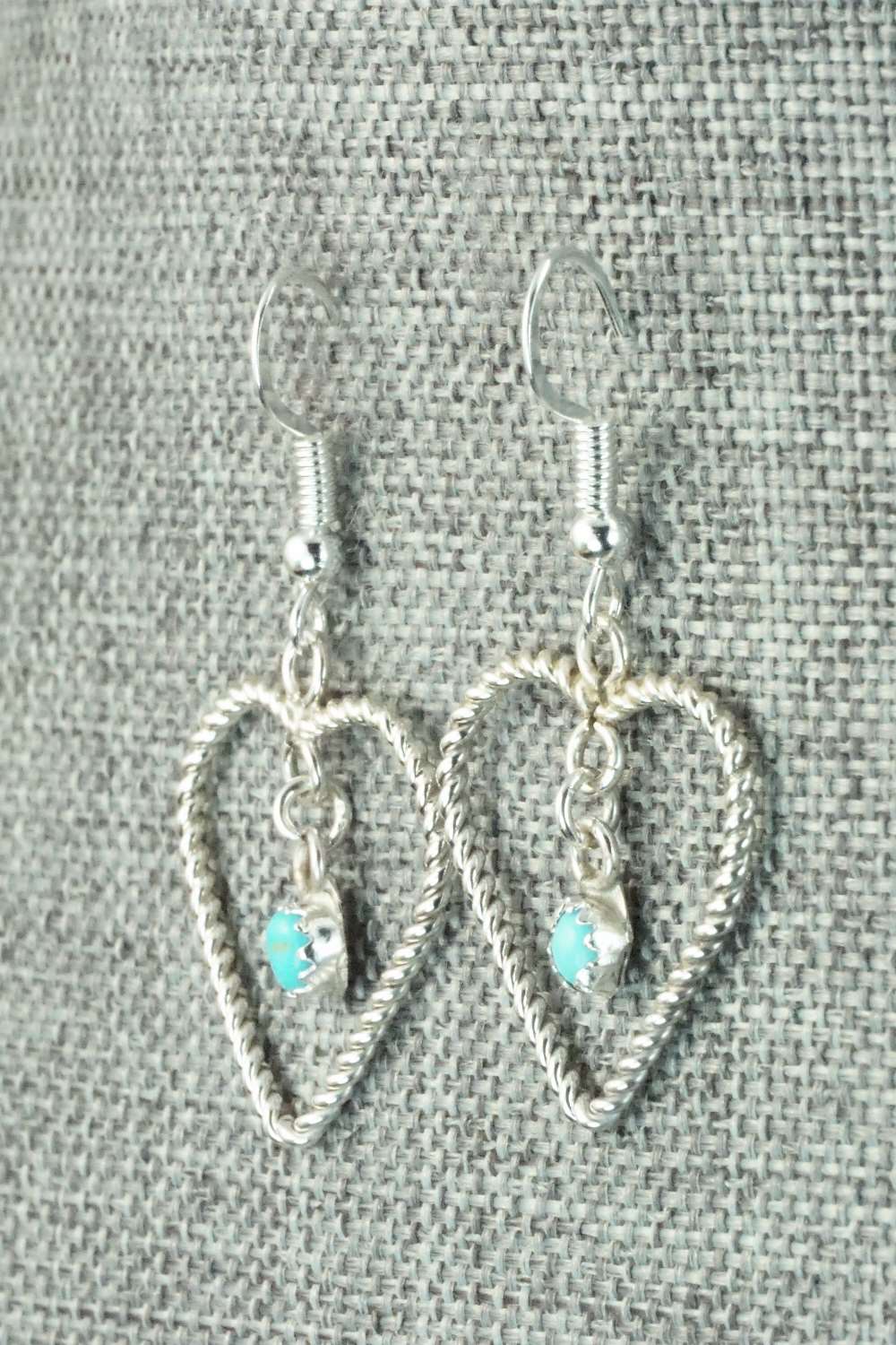 Turquoise & Sterling Silver Earrings - Sylvia Chee