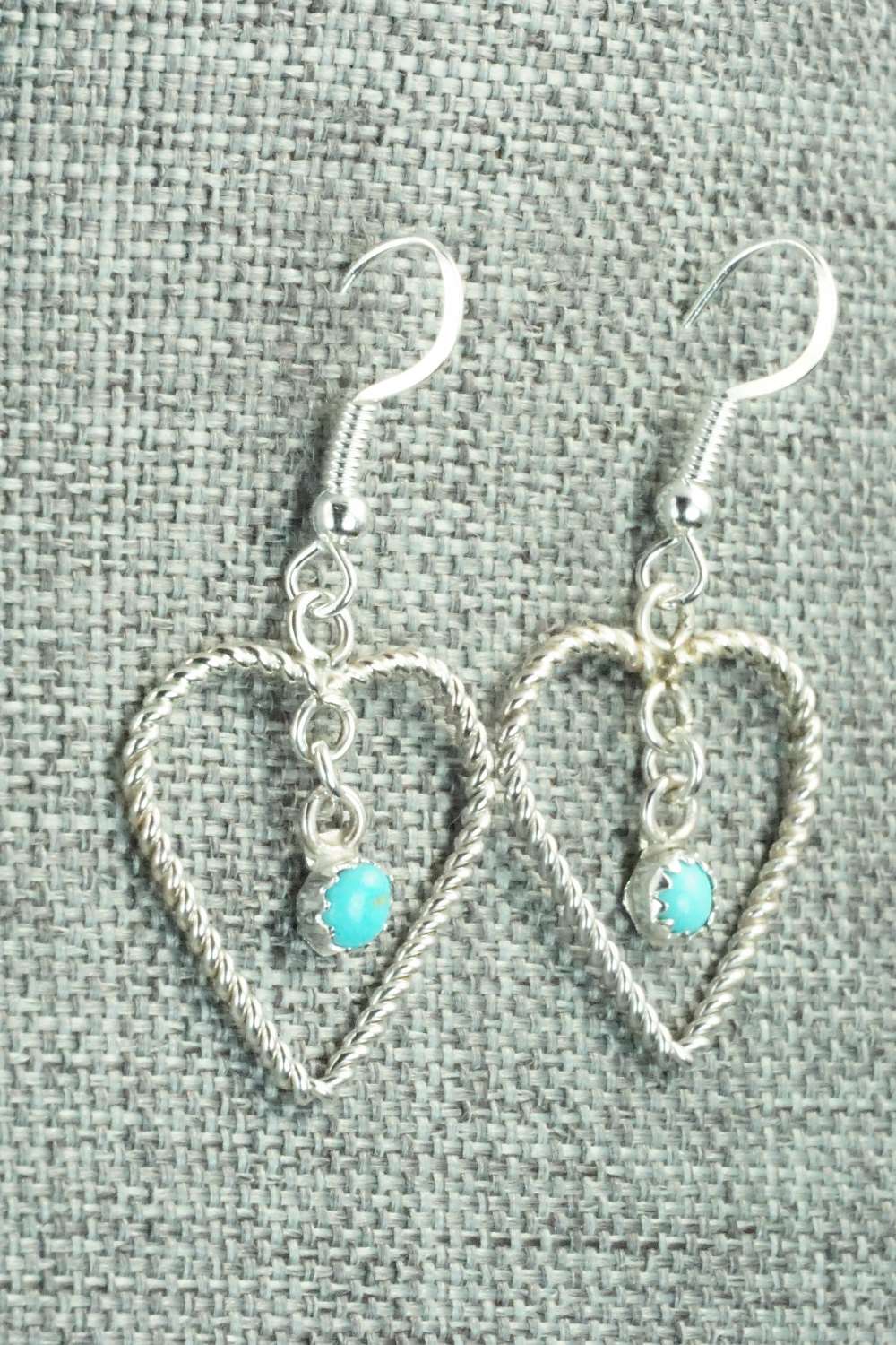 Turquoise & Sterling Silver Earrings - Sylvia Chee