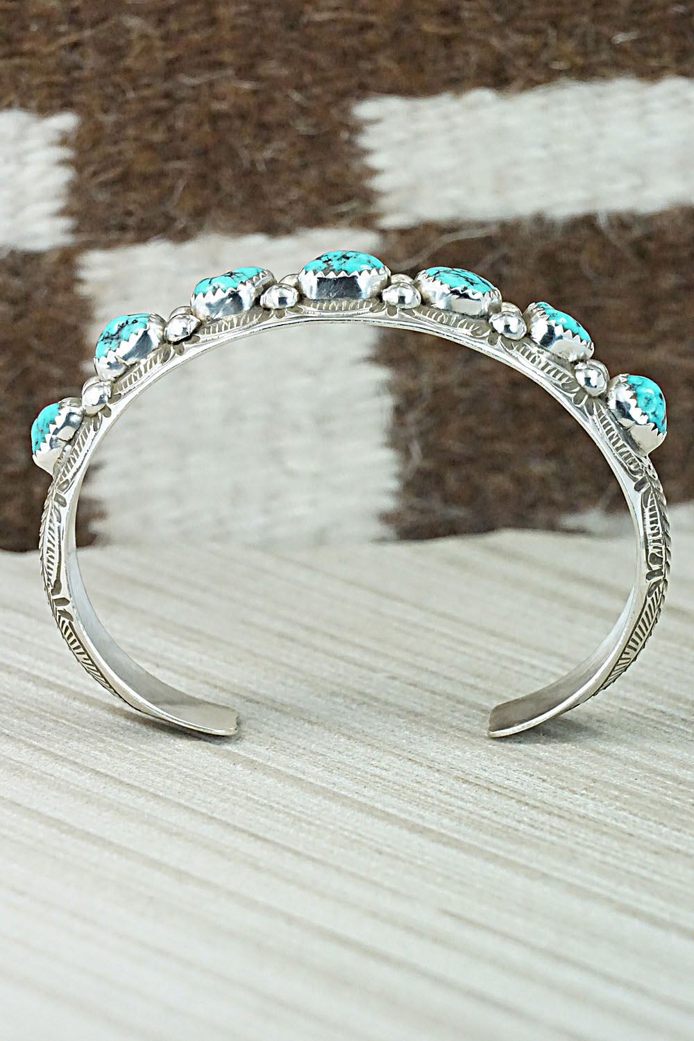 Turquoise & Sterling Silver Bracelet - Grace Silver