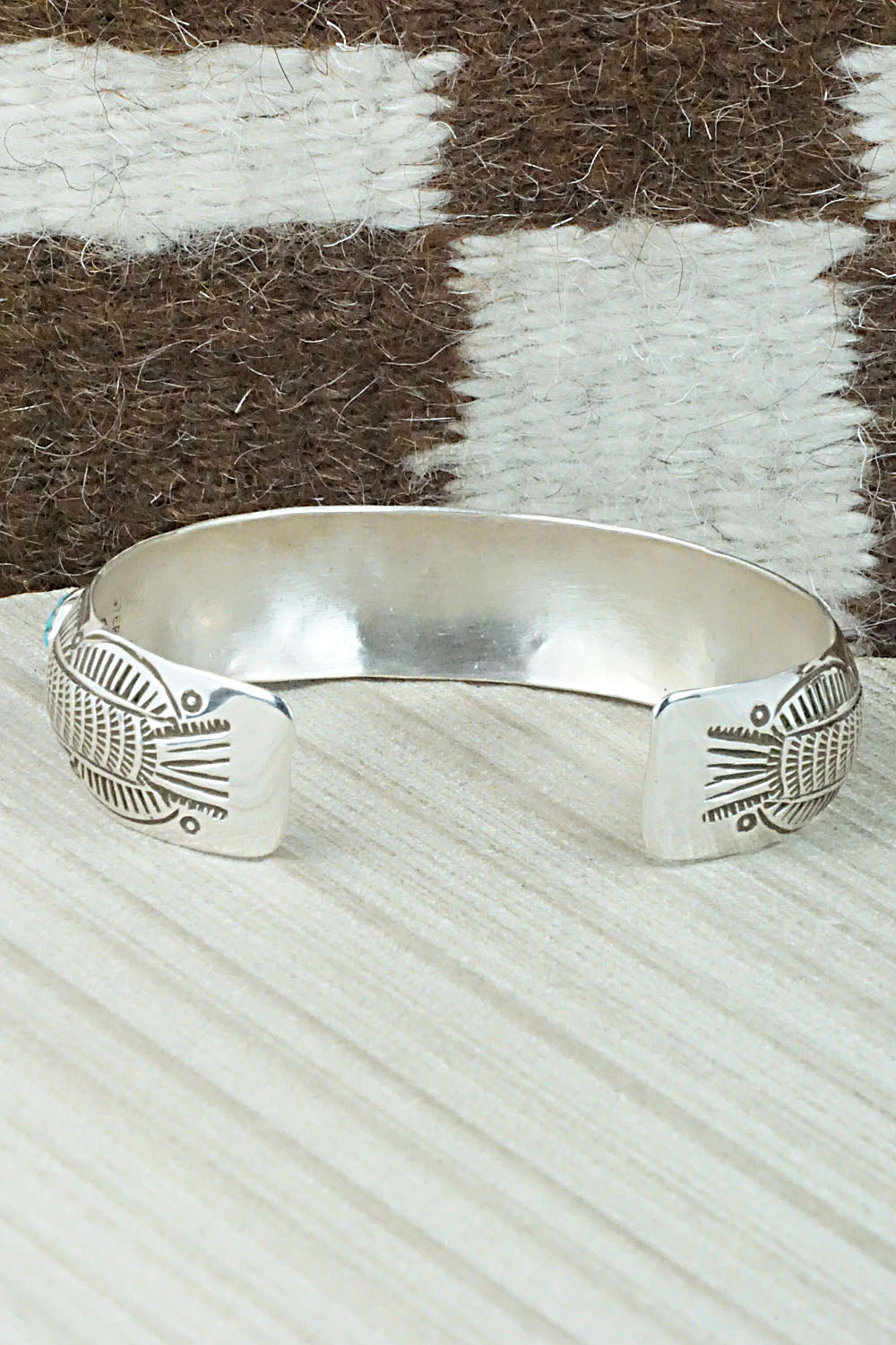 Turquoise & Sterling Silver Bracelet - Grace Silver