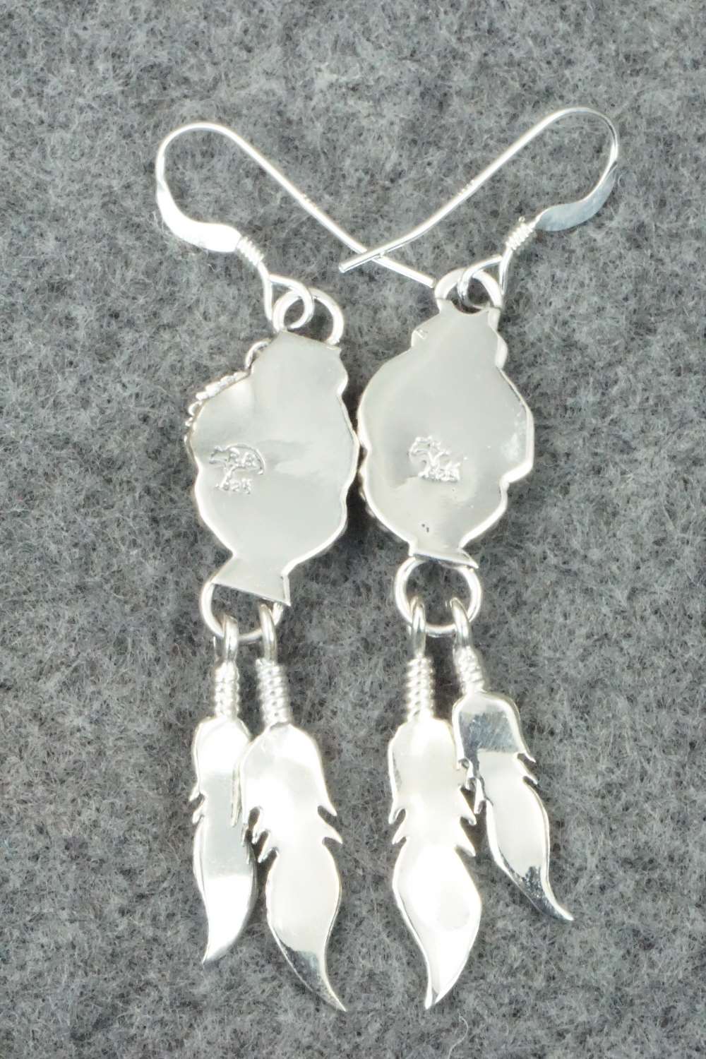 Turquoise & Sterling Silver Earrings - Roger Pino