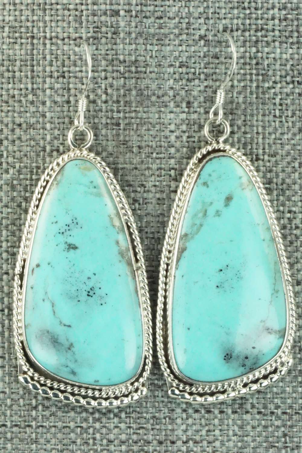Turquoise & Sterling Silver Earrings - Sharon McCarthy