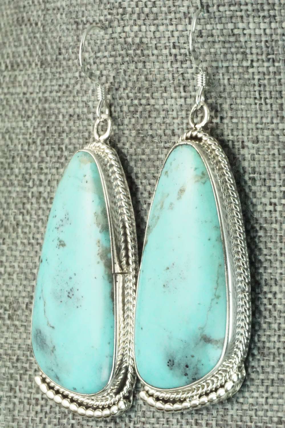 Turquoise & Sterling Silver Earrings - Sharon McCarthy
