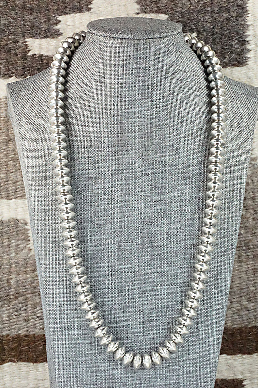 Sterling Silver Navajo Pearl Necklace - Jan Mariano
