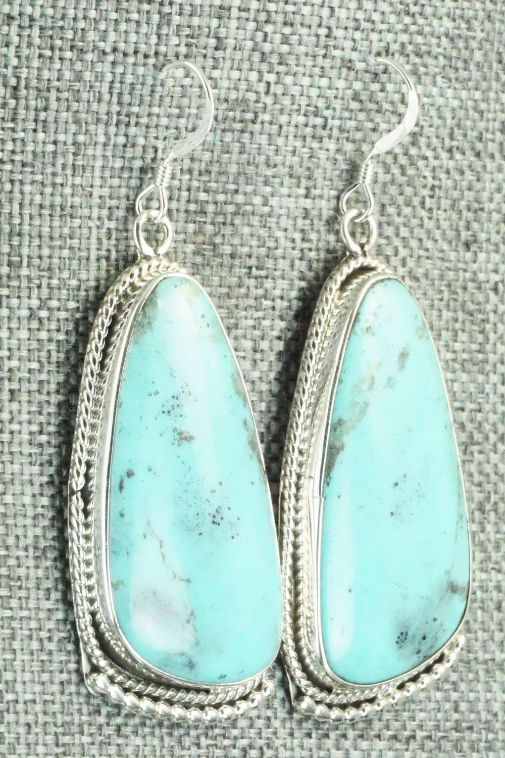 Turquoise & Sterling Silver Earrings - Sharon McCarthy