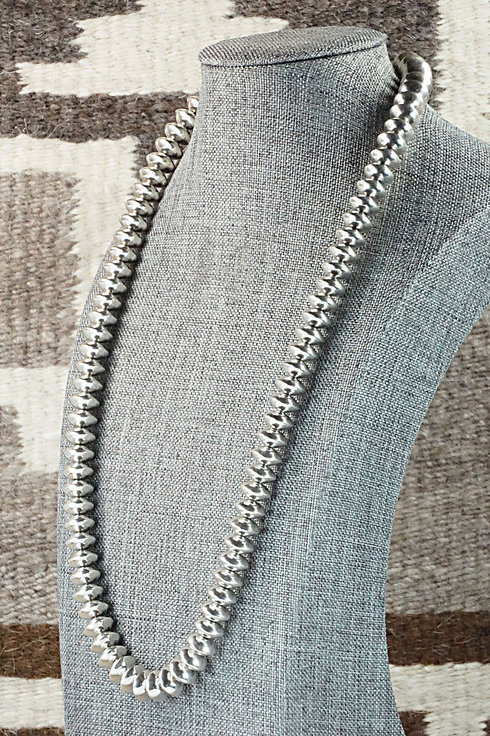 Sterling Silver Navajo Pearl Necklace - Jan Mariano