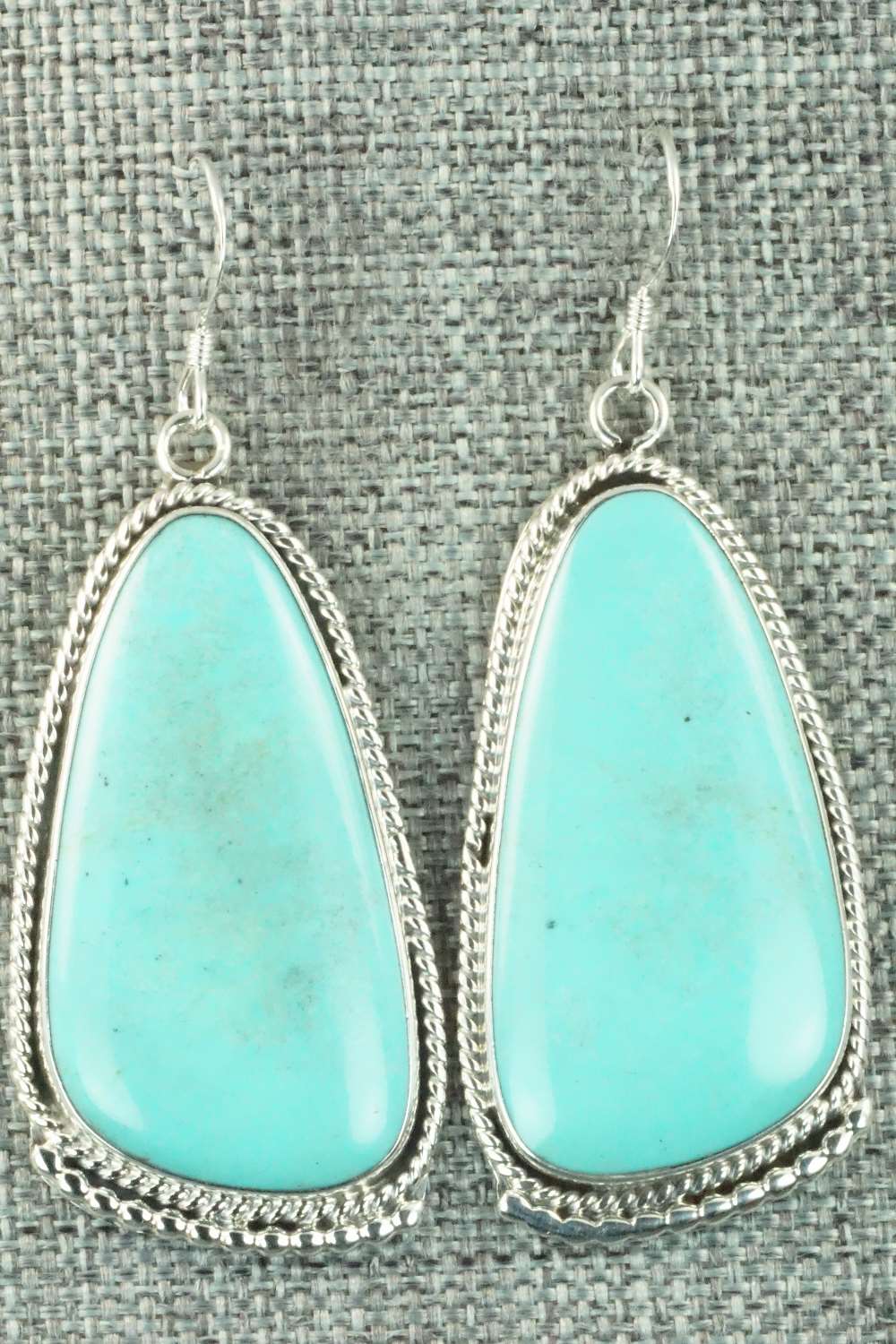 Turquoise & Sterling Silver Earrings - Sharon McCarthy